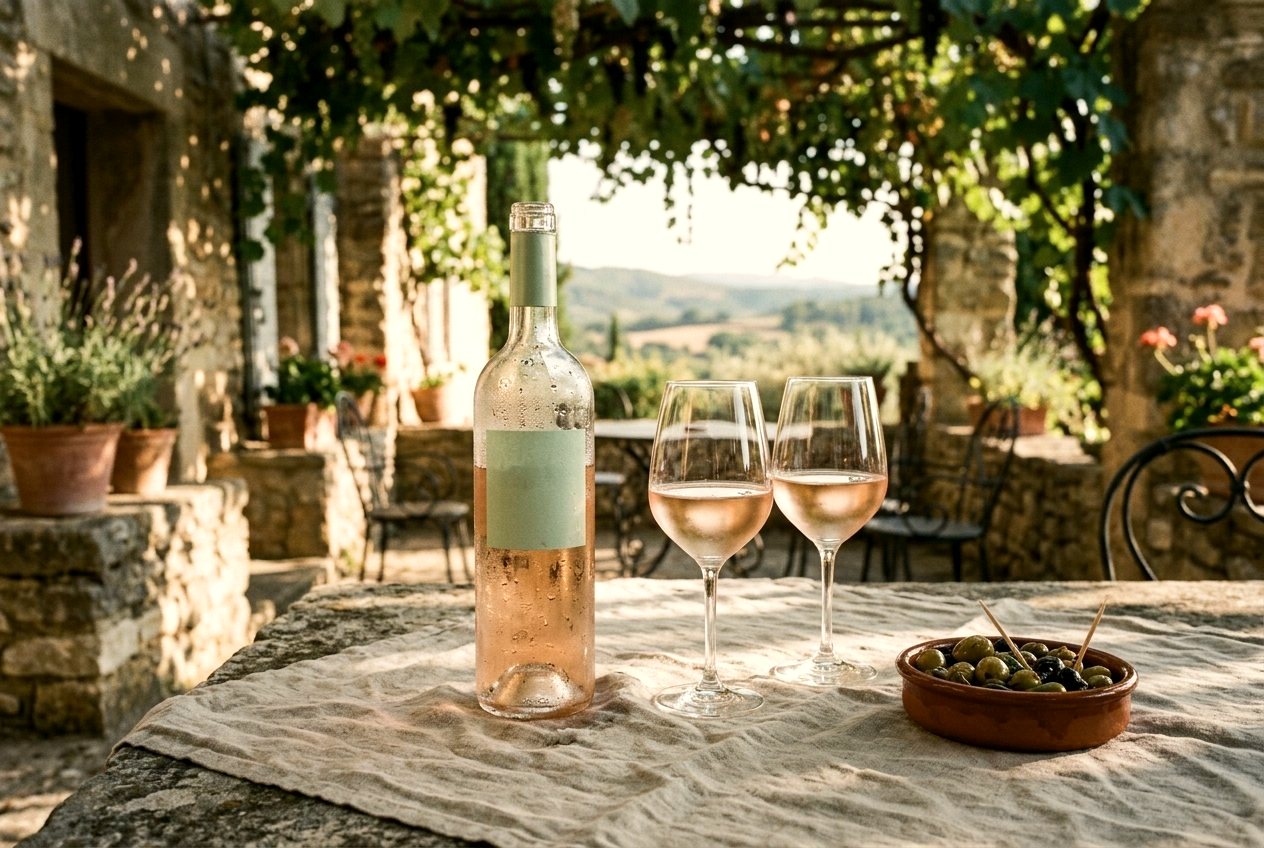 Rosé in the afternoon
